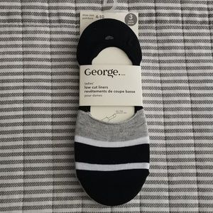 George ladies' low cut socks